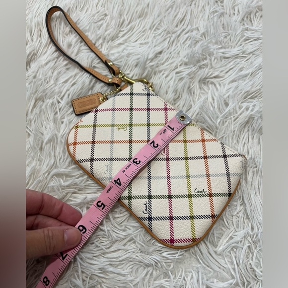 Coach Peyton Tattersall Small Wristlet - Picture 6 of 6